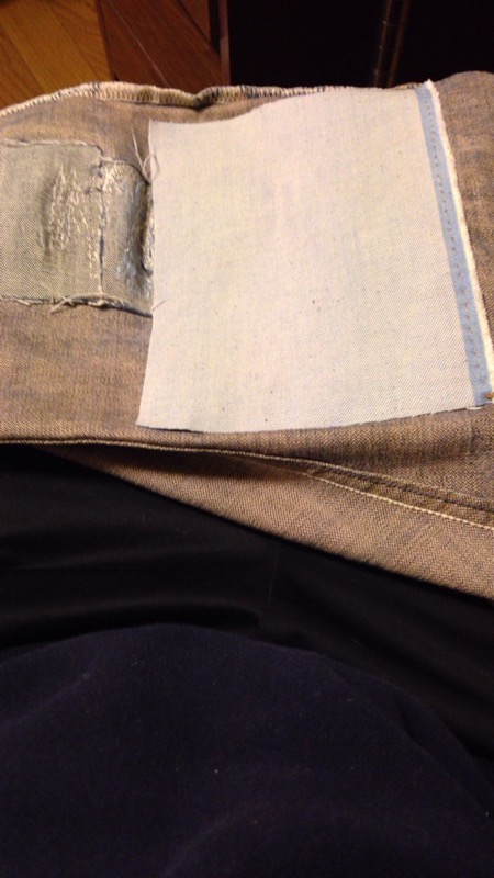 手縫いでの縫い付けには時間がかかる